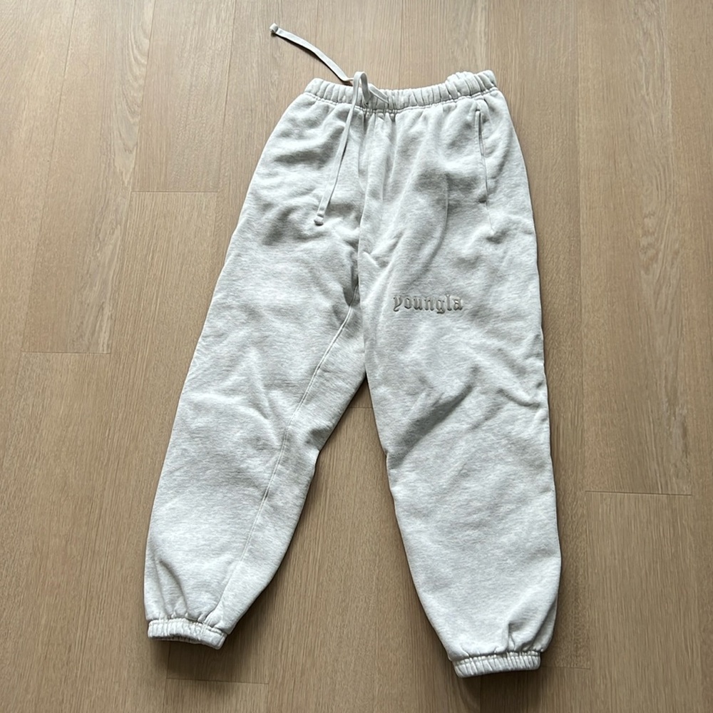 YoungLA cloud9 gray joggers